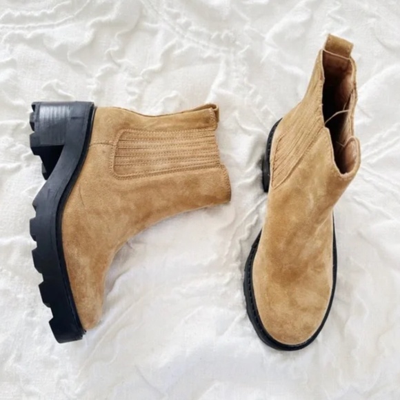 Madewell The Gwenda Platform Ankle Boot Size 10.5 New - Picture 5 of 7